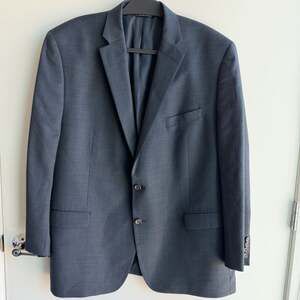 Lauren Ralph Lauren Men's 100% Wool Suit Set, Navy Plaid